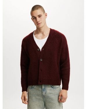 Cotton On Cropped Cardigan - Red