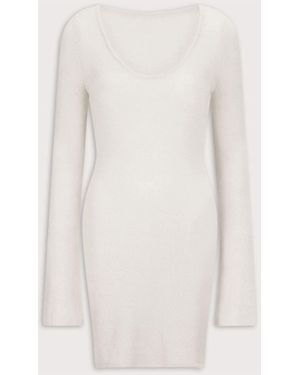 Tala Beach Knit Mini Dress - White