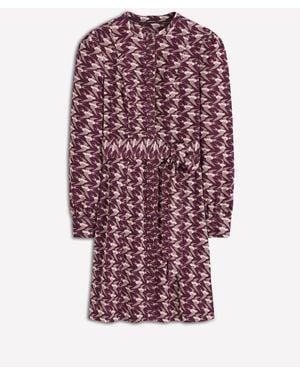 Boden Bre Cord Short Dress - Purple