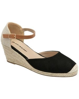 Dunlop Wedge Espadrille Sandals - Metallic