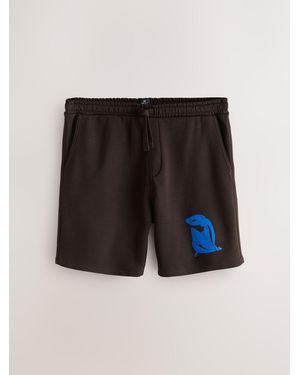 Next Jersey Matisse Graphic 7 Inch Shorts - Black