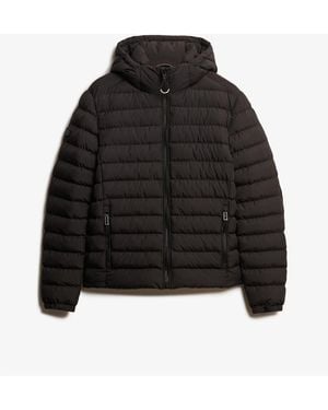 Superdry Hooded Fuji Padded Jacket - Black