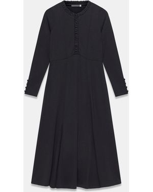 Mint Velvet Jersey Midi Dress - Blue