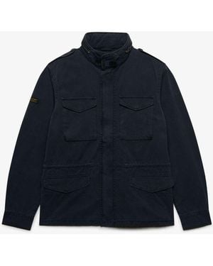 Superdry Dark Military M65 Jacket - Blue