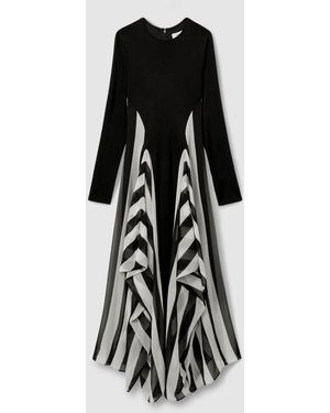【海外限定】REISSドレス☆Navy/Black Elia Asymmetric Draped J Buy Reiss Navy/Black Elia Asymmetric Draped Jersey Dress