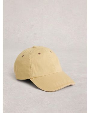 White Stuff Cotton Baseball Cap - Natural