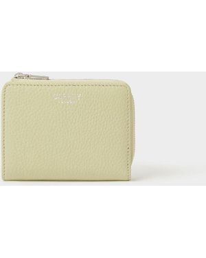Osprey The Core Medium Leather Zip Matinee Purse - Natural