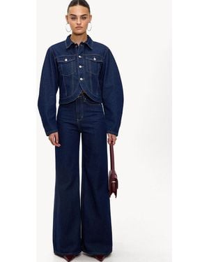Loavies Feel The Autumn Hum Wide Leg Jeans - Blue