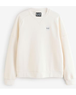 EA7 Regular Fit Sweatshirt - White