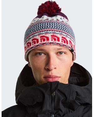 The North Face Cabin Ski Tuke Pom Beanie - Black