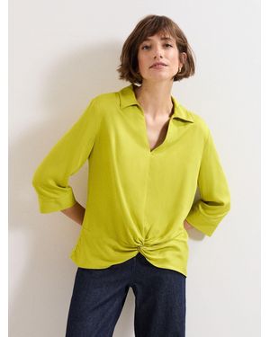 Phase Eight Clary Twist Shirt - Yellow