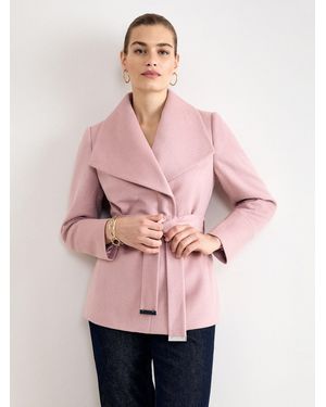 Phase Eight Short Nicci Coat - Pink