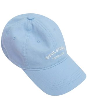 Smith & Soul Studio Tennis Club Embroidered Baseball Hat - Blue