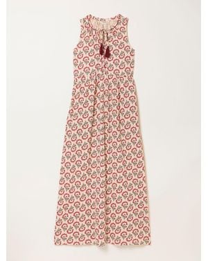 FatFace Fatface Elsa Petite Jersey Maxi Dress - Pink