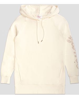 Pineapple Longline Hoodie - Natural
