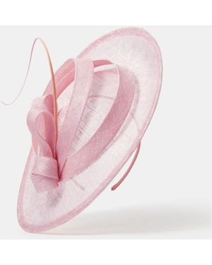 Accessorize Quill Oval Disc Fascinator - Pink