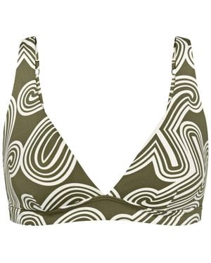 Triumph Flex Smart Summer Padded Bikini Bra Top - Green