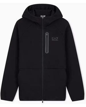 EA7 Regular-Fit Logo Sweat Top - Blue