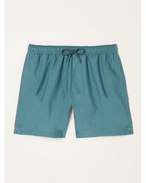 FatFace Fatface Badeshorts Mit Struktur-Print - Blau