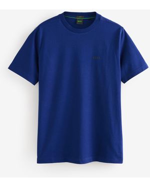 BOSS Regular Fit Logo T-Shirt - Blue