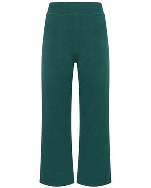 PixieGirl Petite Pixiegirl Petite Wide Leg Yoga Pants - Green