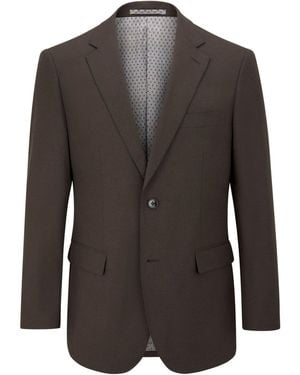 Skopes Corsica Tailored Fit Linen Blend Suit Jacket - Gray