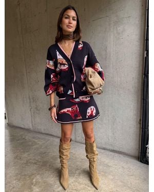 Never Fully Dressed Cowboy Boots Jake Skirt - Brown