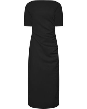 elegant long evening dresses near me Chic Red Fitted Evening Formal Dress With Long Sleeve 36