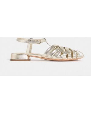 JD Williams Extra Wide Fit Refined Fishermans Woven Sandals - Natural