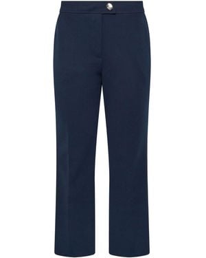 M Com Petite Smart Bootcut Pants - Blue