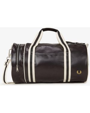 Fred Perry Classic Barrel Bag - Black
