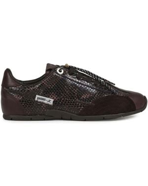 Bronx Myraa Leather Sneakers - Black