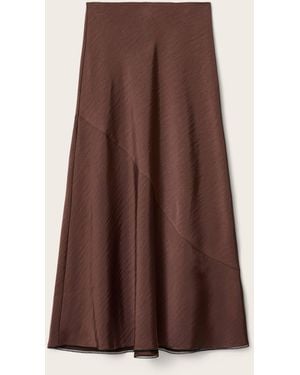 AllSaints Allsaints Darya Maxi Skirt - Brown