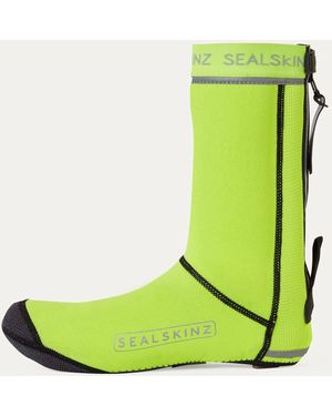 SealSkinz Caston Allwetter-Fahrradüberschuhe (Offene Sohle) - Grün