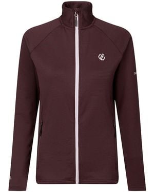 Dare 2b Lowline Full Zip Core Stretch Midlayer Fleece - Purple