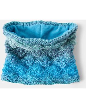 Joe Browns Azure Space Dye Knit Snood Scarves - Blue