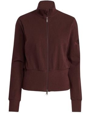 adidas All Szn Winterized Full Zip Track Top - Brown