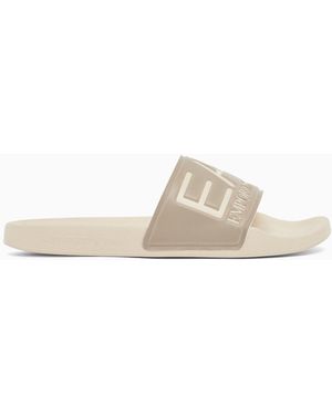 EA7 Logo Slides - White