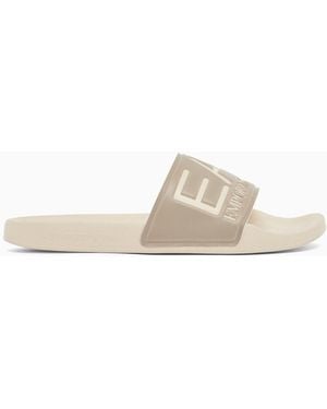 EA7 Logo Slides - White