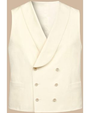 Charles Tyrwhitt Morning V2 Verstellbarer Anzug: Weste50 Regular (Uk 40 R) - Natur