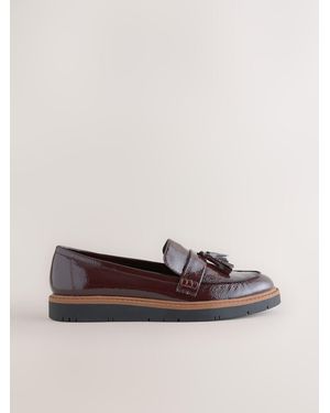 Next Wide Fit Forever Comfort Chunky Tassle Loafers - Multicolor