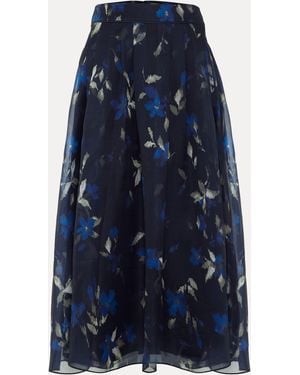 Phase Eight Marella Floral Skirt - Blue