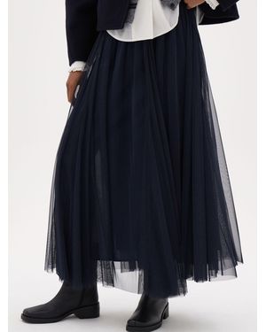 Hush Millie Tulle Maxi Skirt - Blau