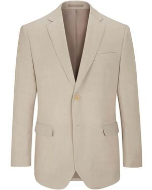 Skopes Hakim Lightweight Tailored Fit Suit Jacket - White