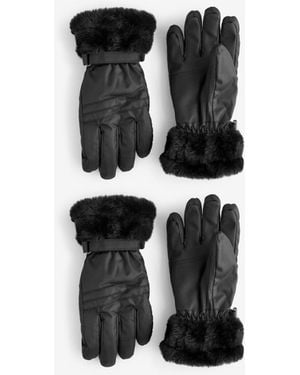 Mountain Warehouse Parallax Waterproof Ski Gloves - Black