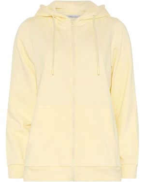 M Com Zip Essential Hoodie - Natural
