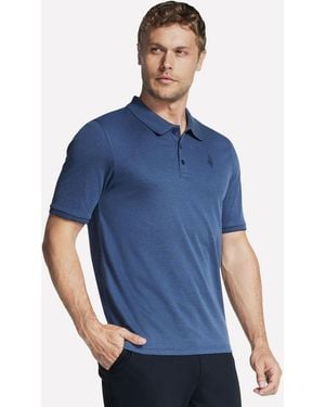 Skechers Off Duty Polo Shirt - Blue