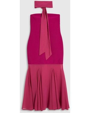 River Island Petite Bandeau Hybrid Maxi Dress - Pink