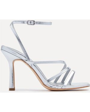 Linzi Scarlett Strappy Heel Sandals With Ankle Strap - White