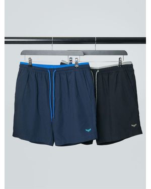 Threadbare Badehosen Im 2Er-Pack - Blau